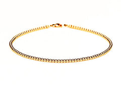14k Gold Bead Bracelet - Women and Men's Bracelet - 2mm